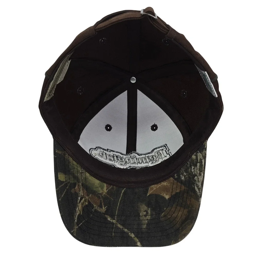 Remington Outdoor Cap Hat OSFM Brown Camo Embroidered Hunting Fishing Outdoor 2A